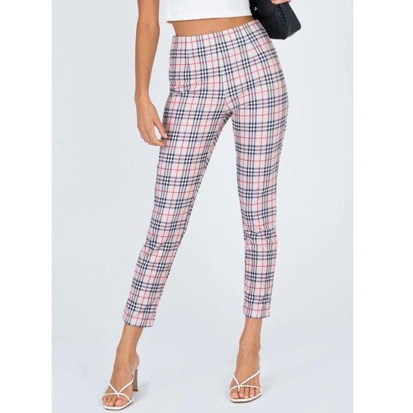 Princess Polly Pants - Princess Polly | Plaid Claudia Pants